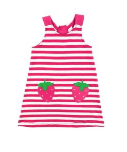 Fruit Salad Strawberry Stripe Knit Dress